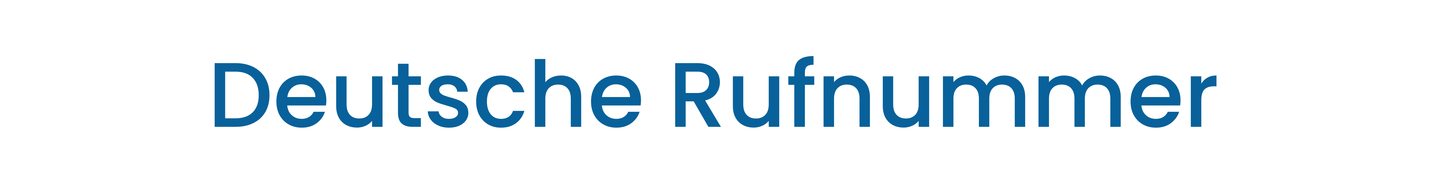 Deutsche Rufnummer